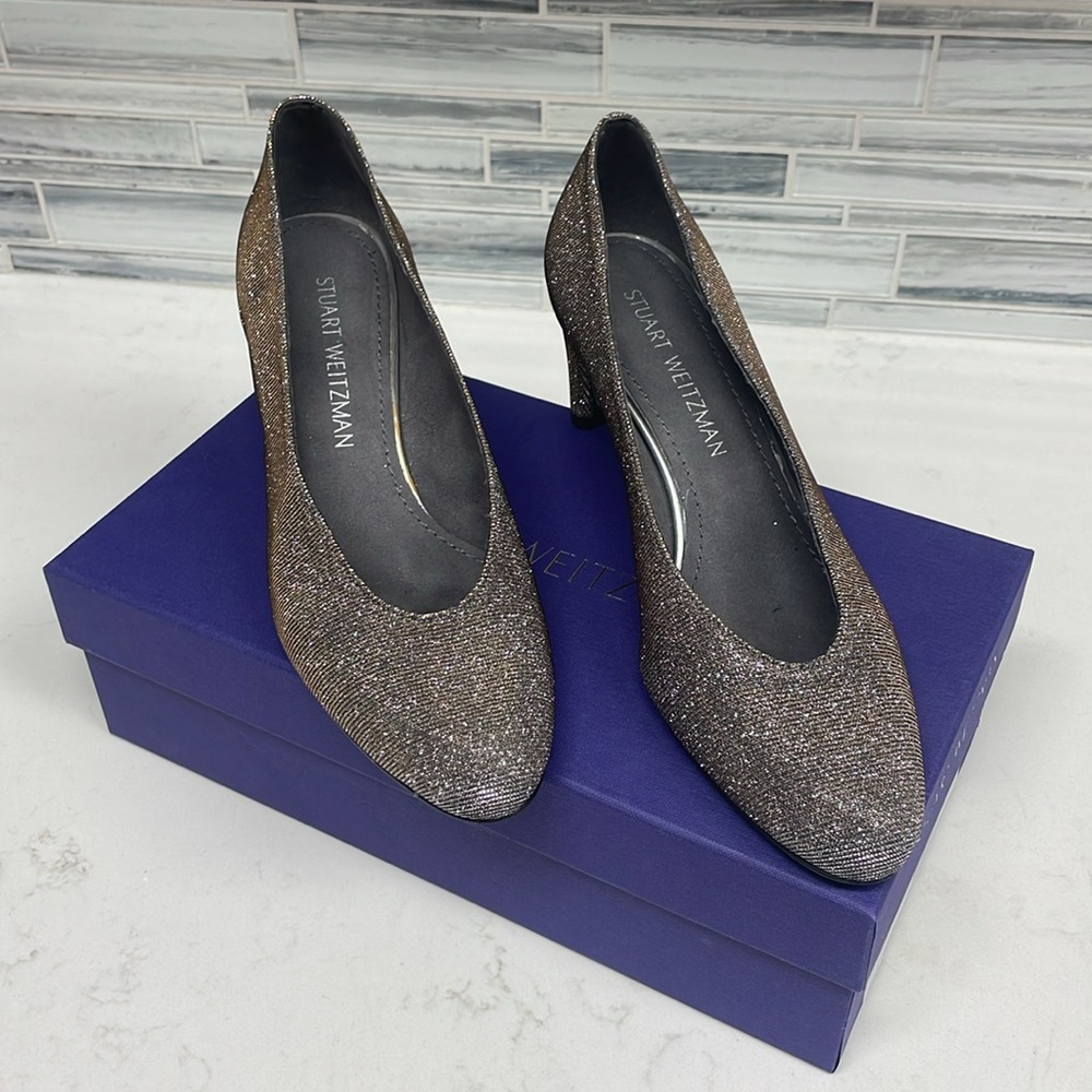 Stuart Weitzman Chic Pump “Pyrite Nocturn”